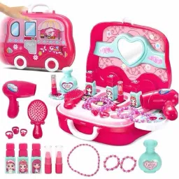 Beauty Make up case and Cosmetic Set Suitcase with Makeup Accessories-17