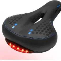Widen Soft Bicycle Saddle Cycle Seat with 5 LED Light Mountain Road Bike Cushion Saddle-picture-7
