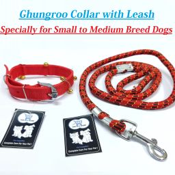 Nylon Dog Belt Combo of Ghungroo Collar with Lead 1.5m Lengthy Dog Collar & Leash Dog Belt Combo of Dog Collar with Dog Leash Specially for Medium Breed Under 30kg like Shih Tzu, Pug, Lhasa, Small Labrador, Small German Shepherd, Small Beagle, Indian Spitz, German Spitz, Dachshund Dog & Cat Collar & Leash-image-24