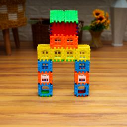 Blocks Game for 3 Years Home Block Game Big House Big Block Kids 51 Pcs-image-12