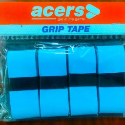 Pack of 4 AntiSlip Light Blue Grip for Badminton/Squash/Tennis Rackets Dry Feel-36