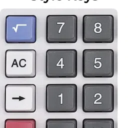 villy Bambalio BL-1255 IT Keyboard & Big Display 2 Years Warranty Basic Calculator image 4