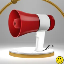 Handheld Megaphone with Siren, Microphone & Rechargeable for Outdoor EventsA321 Megaphone Portable Megaphone Siren Loudspeaker Function &Long Battery BackupE321 Outdoor PA System-39