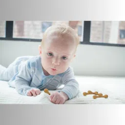 natural.toys Wooden Teether Dumbler Chusni Sacker Soother Rattle Nibbler for Baby 1-PC Teether image 3