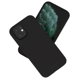 stuffcool Silo Soft and Smooth Rubber Back Cover for Apple iPhone 13 Mini (Camera Protection, Black)-11