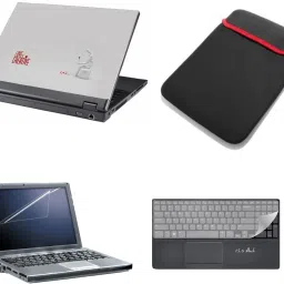 Lonaar 4IN1 Vinyl Decal Laptop Skin Combo With Screen Guard, Key Guard & Case 1114 Combo Set-picture-23
