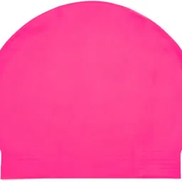 KIDS AND ADULT FREE SIZE High Quality Silicone Swimming PINK Swimming Cap-image-18