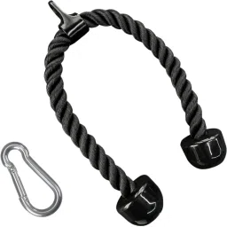 Tricep Rope Attachment - Cable Machine Triceps Rope Cable Attachment for Gym, Lat Pulldown-11