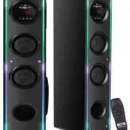 Qcluellu 42 =FG TOWER SPEAKER DJ Sound Stereo bass Built-in FM 80 W Bluetooth Tower Speaker-12