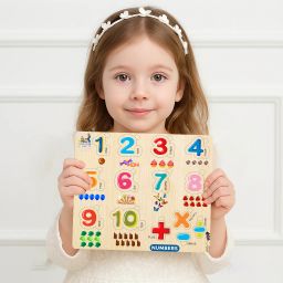Learning & Educational wooden Number with best puzzle for kids-23