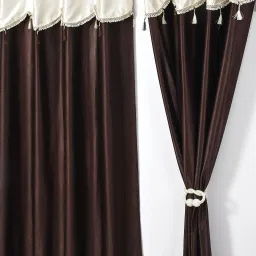 214 cm (7 ft) Polyester Room Darkening Door Curtain (Pack Of 2)-image-14