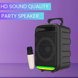 Clairbell Monster (BLUETOOTH TROLLEY SPEAKER) High Bass Sound Quality With Karaoke MicE218 35 W Bluetooth Party Speaker-image-99