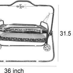 confiado baby bassinet for newborn babies with mosquito net only for 6 months baby image 4