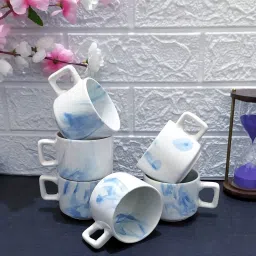 Pack of 1 Ceramic HOTEL BLUE shed WHITE CERAMIC-image-76