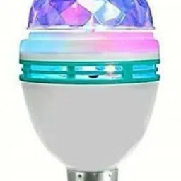 ELECTRONICS 360 Degree Rotating LED Bulb disco Light for Party, Decoration Single Disco Ball-90
