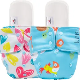 Baby Leak-Proof Baby Cloth Diaper | Reusable, Washable & Adjustable, 3M-3Y-14