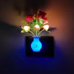 inspirecloud auto ON/Off Sensor plugin with Multicolor Light Illuminate Pack of 2 Night Lamp image 2
