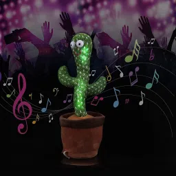 sonpal Talking Cactus Toy for Babies |Wriggling and Dancing Toy with 3D Lights for kids image 4