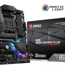 MSI MPG B550 Gaming Plus AM4Socket ATX AMD B550 Chipset DDR4 Motherboard for Desktop-0