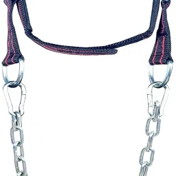 Neck and Head Strengthening Weight Harness With 30 Heavy Steel Chain & Rings For Head Support-picture-28