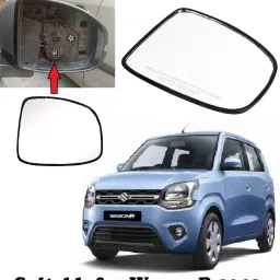 Manual Driver Side, Rear View Mirror For Maruti Suzuki WagonR-2