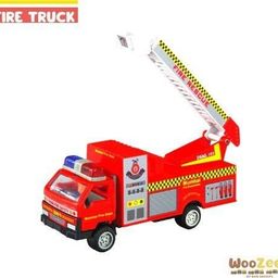 woozee NEW_FIRE TRUCK Miniature Pull Back Truck, ABS Plastic_170-picture-45