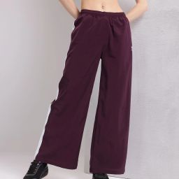 Women Solid Purple Track Pants-image-80