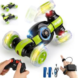 Remote Control Car, RC Stunt Car Invincible 360°Rolling Twister-10