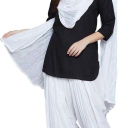 Pure Cotton Solid Women ["White"] Salwar-image-49