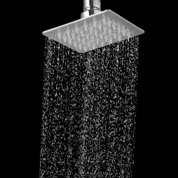 Ultra Slim 8"X8" SS 304 Grade Rain Shower Head Square Fixed Mount-picture-6