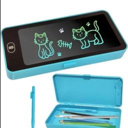 LCD Blank Art Plastic Pencil Box-image-45
