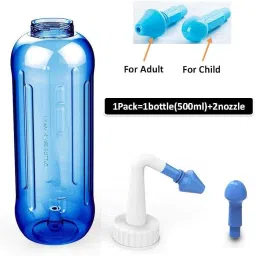 maycreate Neti Pot Nose Wash System With Waterpulse Nose Cleaner Neti Pots for Sinus Manual Nasal Aspirator image 5