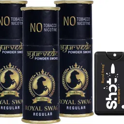 Herbal Cigarette Tobacco/Nicotine Free Regular Flavour(15 Sticks) With 20ml Shot Smoking Cessations-image-30