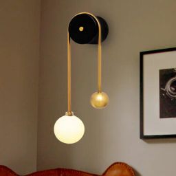 Phantom Brass Glass and Metal Novelty Wall Light by Kapoor LampShades-picture-41