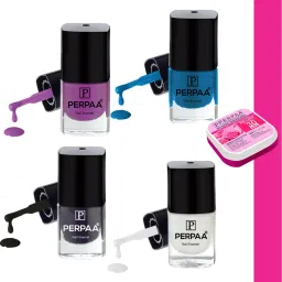 High-Shine Long Lasting Non Toxic Professional Nail Polish Set of 4-33