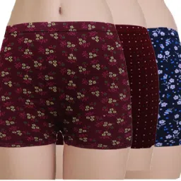 Pack of 3 Women Boy Short Multicolor Panty-image-13