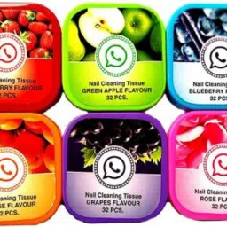 Whatsapp Nail Polish Remover Pads Wet Wipes Pack of 6-image-80