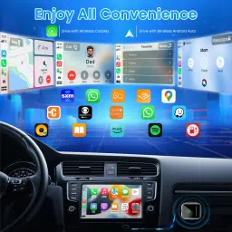 ZITRONIX Black Wireless 2 in 1 Stick for Car Android Auto Carplay Phone Converter image 3