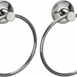 Towel Ring Bathroom Towel Holder - Towel Hanger with Chrome Finish Silver Towel Holder-image-90