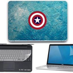 I-Birds Enterprises 3 IN 1 Laptop Skin, Key Guard & Screen Protector For 15.6 inch Laptop combo-3399 Combo Set-image-71