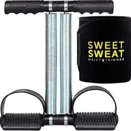 Tummy Trimmer and Sweat Slim Belt Abs Exercise Fat Buster Workout Equipment Fitness Accessory Kit Kit-image-50
