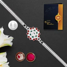 Designer Rakhi Combo Gift Set for Brother ||Y22K1_A36 Assorted Rakhi Set-3