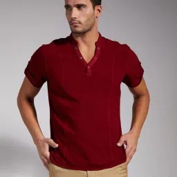 Men Solid Viscose Rayon A-line Kurta-picture-24