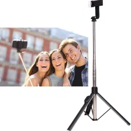 CROWNVIZ 6feet Extra Long Durable Selfie stick 170cm Y17 Selfie Stick Tripod expandable features Remote Bluetooth Selfie Stick-image-6