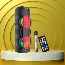 FRONY Bluetooth Party Speaker with mic Upto 7 Hrs playback With Deep Bass Sound D450 40 W Bluetooth Party Speaker-picture-7