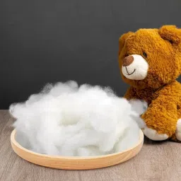 Racron Fibres, Soft Re-Filling Material Teddy Bears & Pillows- 15 cm-28