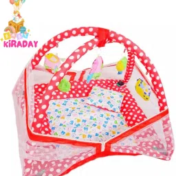 Polyester Infants Washable Baby Kick and Play Gym wit Mosquito Net and Set 46 Mosquito Net-25