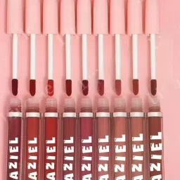 Bold Red & Soft Nude Lipstick Set – Matte Mini Liquid Combo | Pack of 8-3