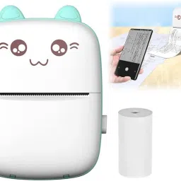 TECHEL Printer Pocket Printer Wireless Bluetooth bvc4 Single - TextUsed For: Title, Compare-18