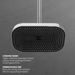 debaths STEP EDGE 15.5cmX23cm RECTANGULAR OVERHEAD SHOWER (W/O SHOWER ARM) Fixed Mount image 5